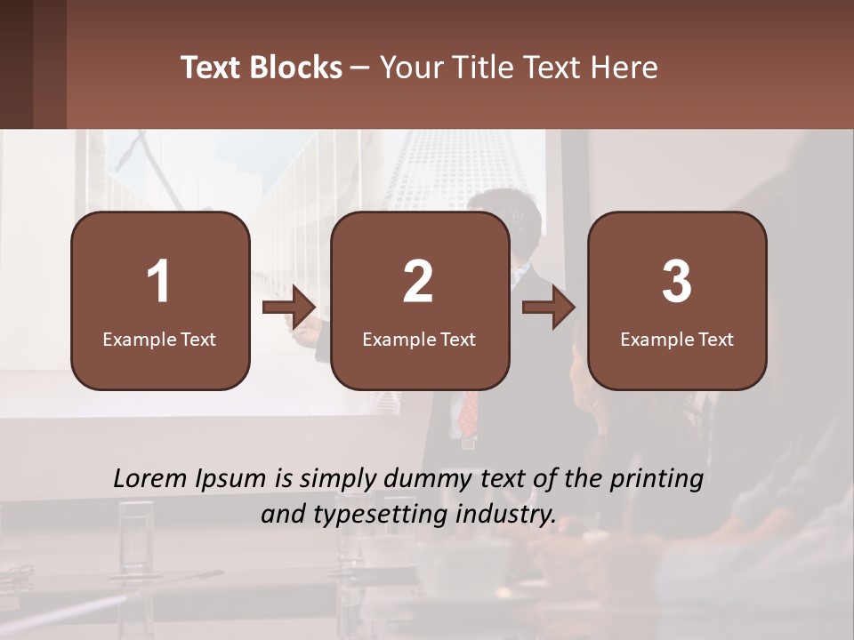 A Man Giving A Presentation To A Group Of People PowerPoint Template