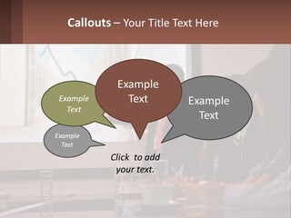 A Man Giving A Presentation To A Group Of People PowerPoint Template