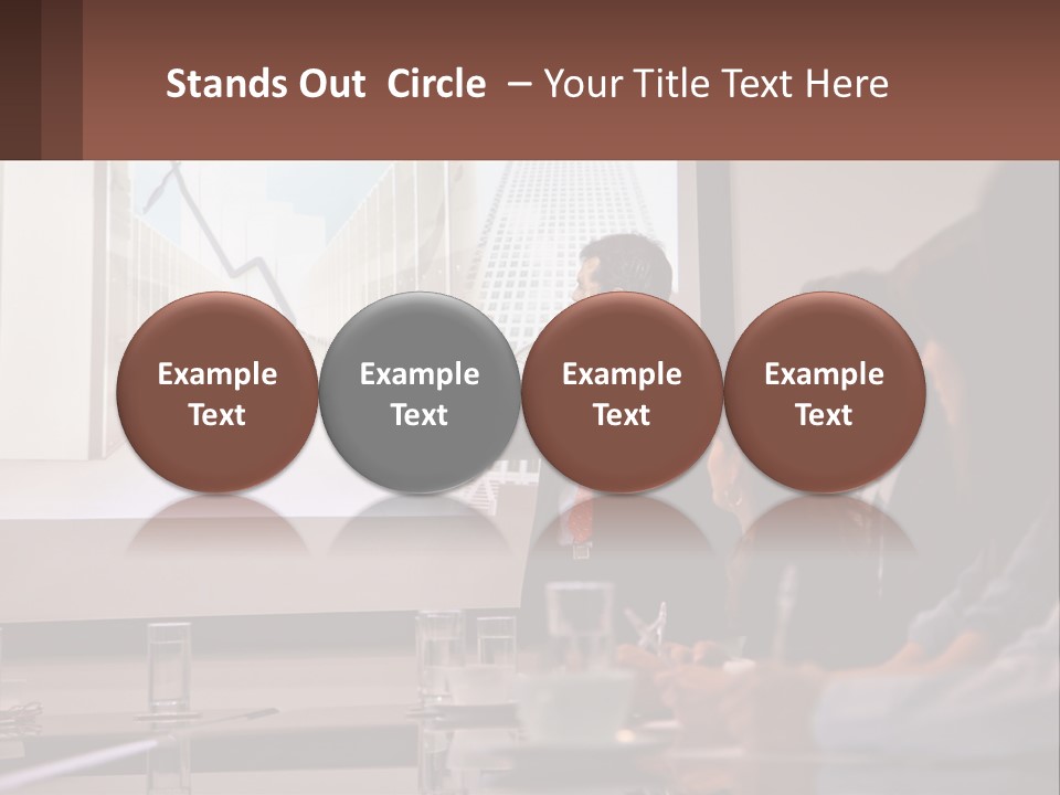 A Man Giving A Presentation To A Group Of People PowerPoint Template