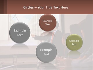 A Man Giving A Presentation To A Group Of People PowerPoint Template