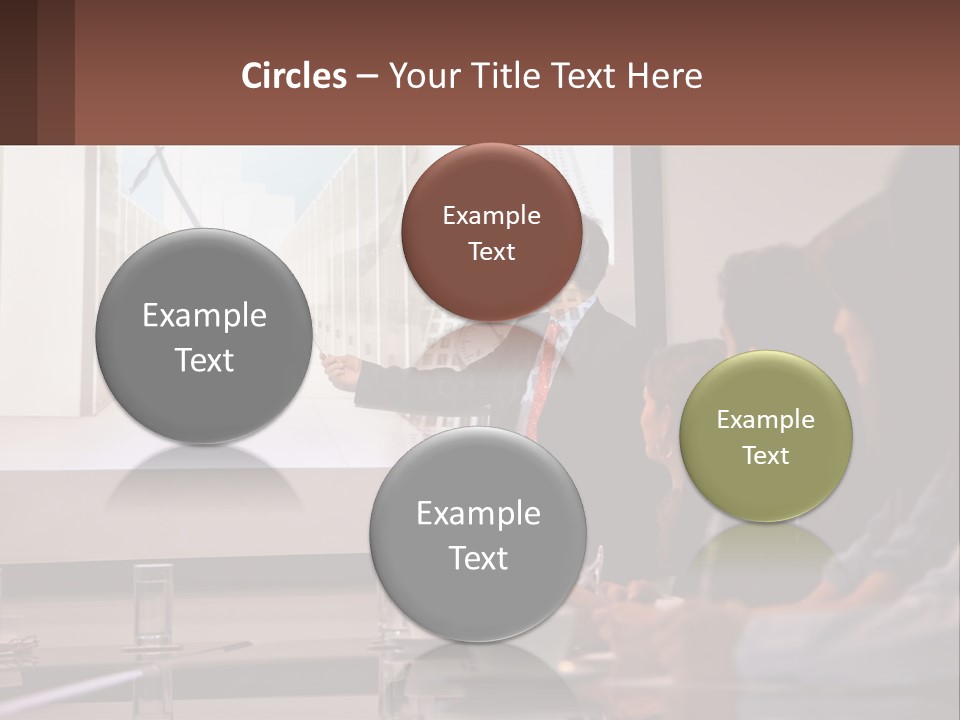 A Man Giving A Presentation To A Group Of People PowerPoint Template