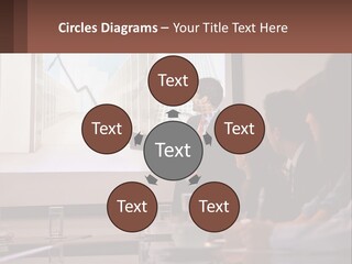 A Man Giving A Presentation To A Group Of People PowerPoint Template