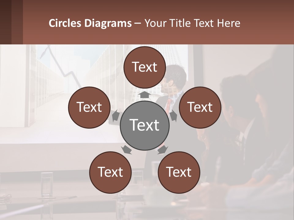 A Man Giving A Presentation To A Group Of People PowerPoint Template