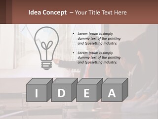 A Man Giving A Presentation To A Group Of People PowerPoint Template