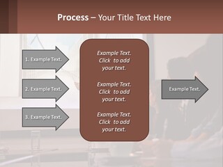 A Man Giving A Presentation To A Group Of People PowerPoint Template