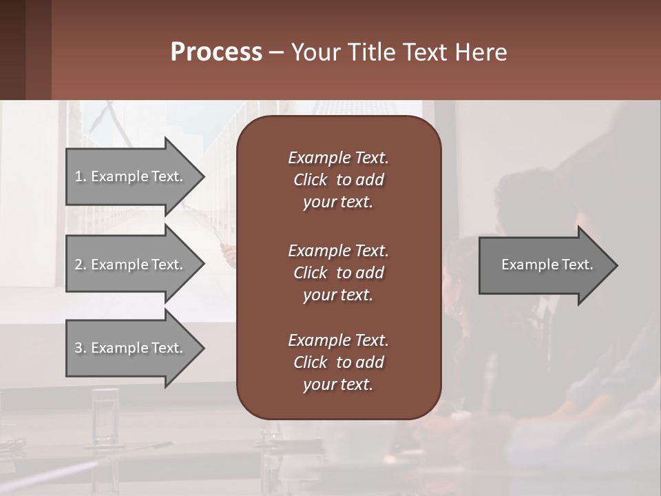 A Man Giving A Presentation To A Group Of People PowerPoint Template