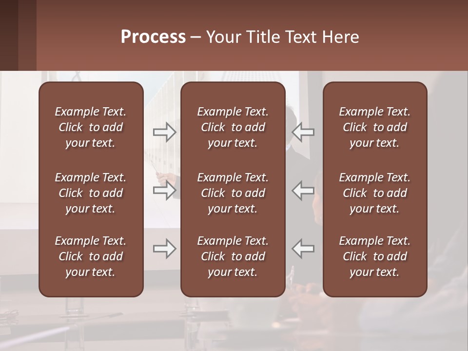 A Man Giving A Presentation To A Group Of People PowerPoint Template