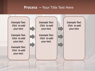 A Man Giving A Presentation To A Group Of People PowerPoint Template