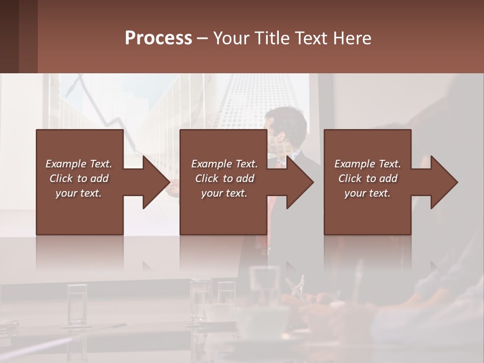A Man Giving A Presentation To A Group Of People PowerPoint Template