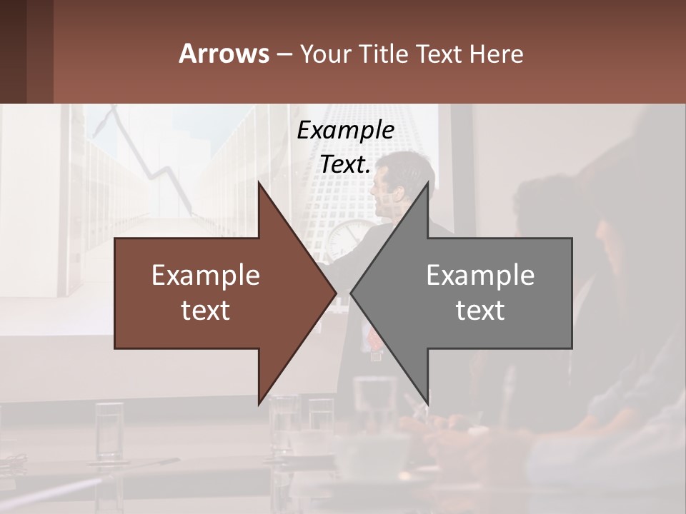 A Man Giving A Presentation To A Group Of People PowerPoint Template