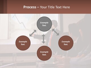 A Man Giving A Presentation To A Group Of People PowerPoint Template