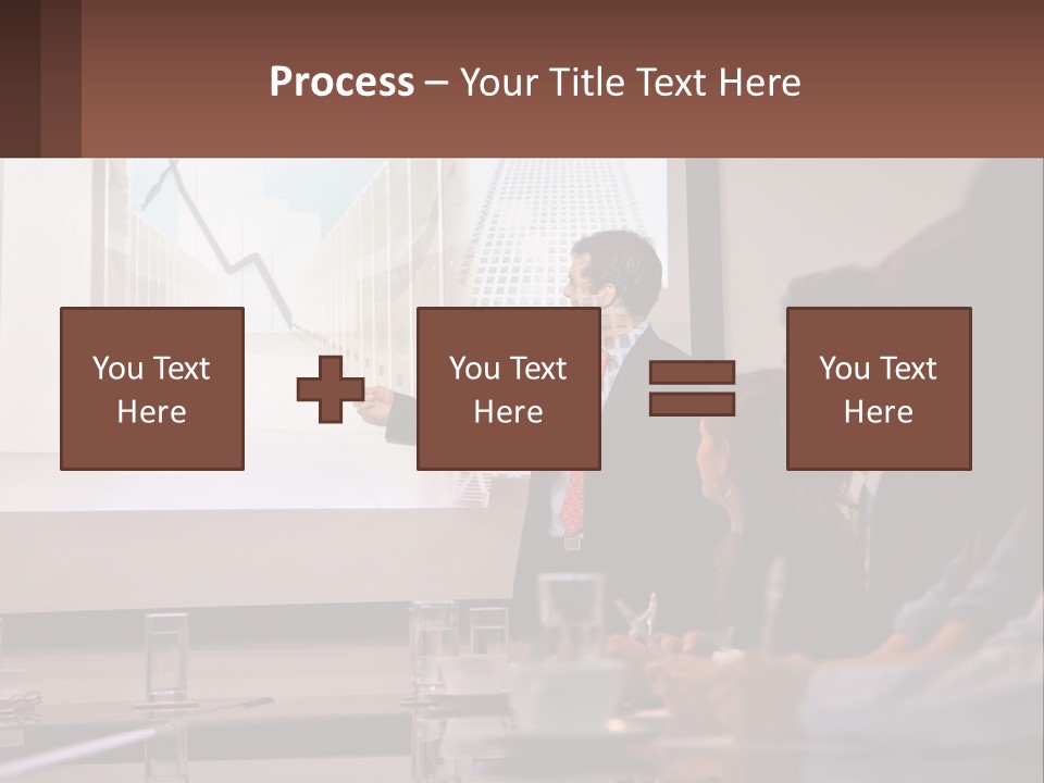 A Man Giving A Presentation To A Group Of People PowerPoint Template