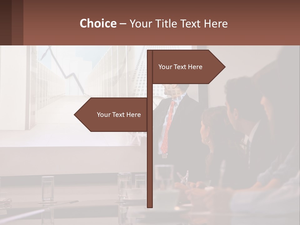 A Man Giving A Presentation To A Group Of People PowerPoint Template