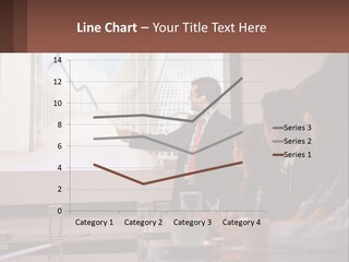 A Man Giving A Presentation To A Group Of People PowerPoint Template