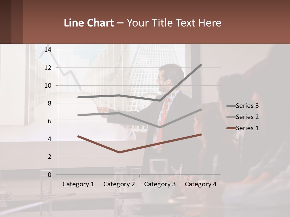 A Man Giving A Presentation To A Group Of People PowerPoint Template