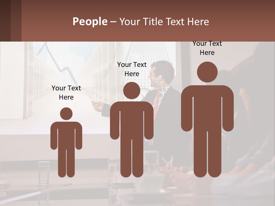 A Man Giving A Presentation To A Group Of People PowerPoint Template