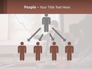 A Man Giving A Presentation To A Group Of People PowerPoint Template