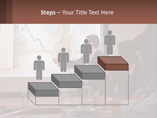 A Man Giving A Presentation To A Group Of People PowerPoint Template