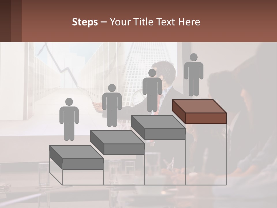 A Man Giving A Presentation To A Group Of People PowerPoint Template