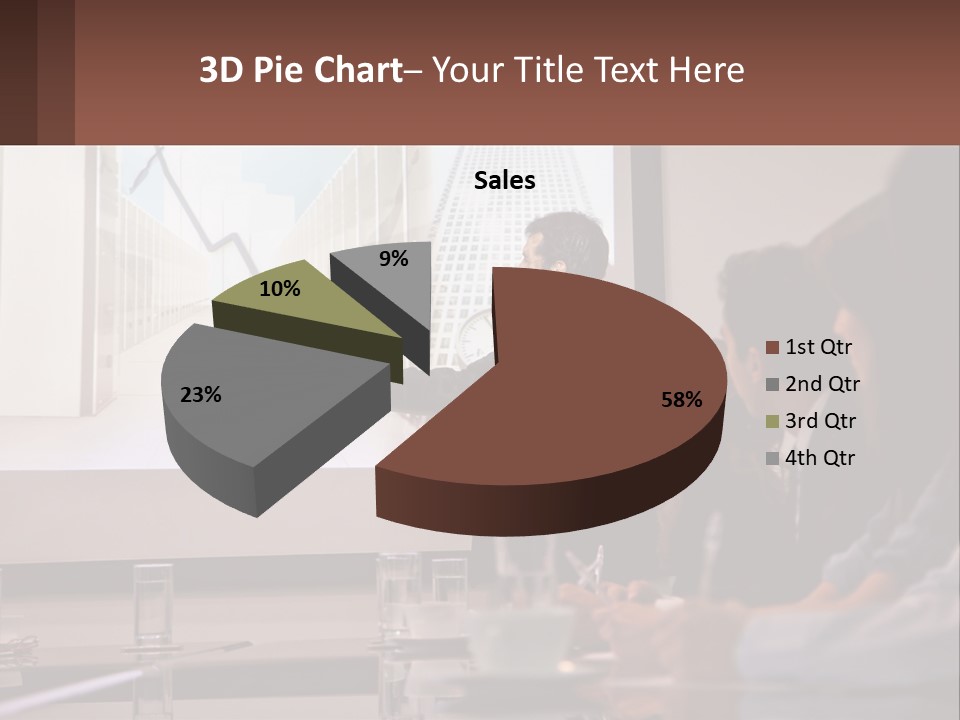A Man Giving A Presentation To A Group Of People PowerPoint Template