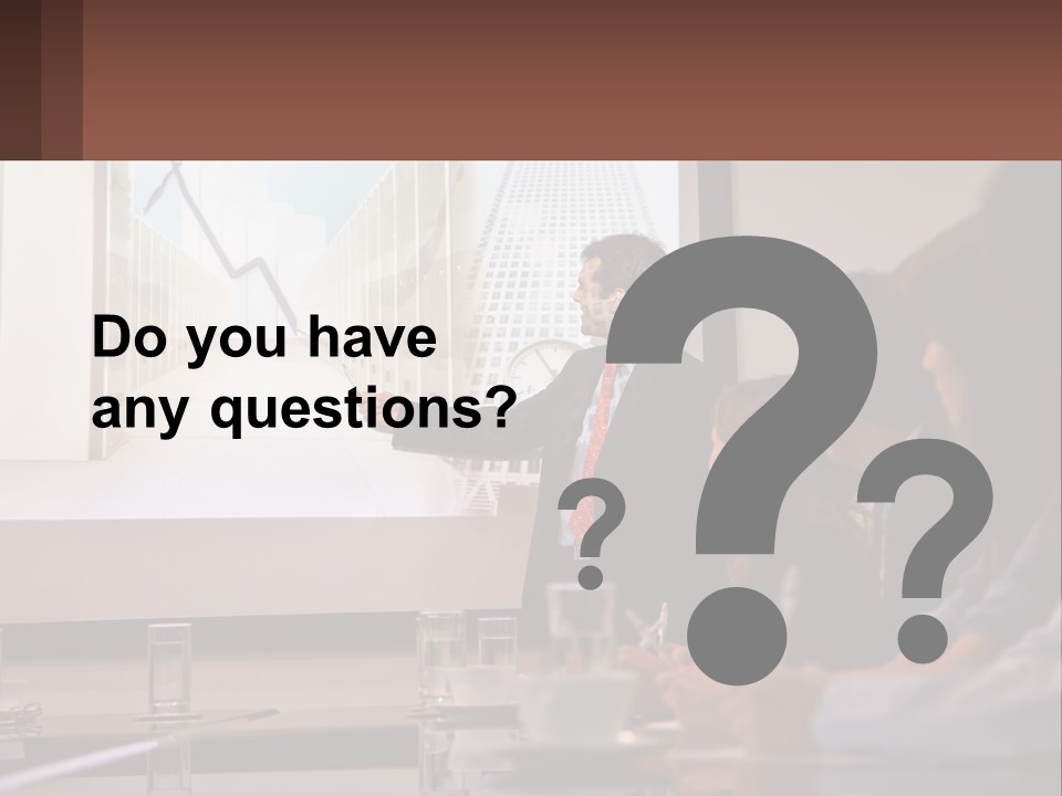 A Man Giving A Presentation To A Group Of People PowerPoint Template