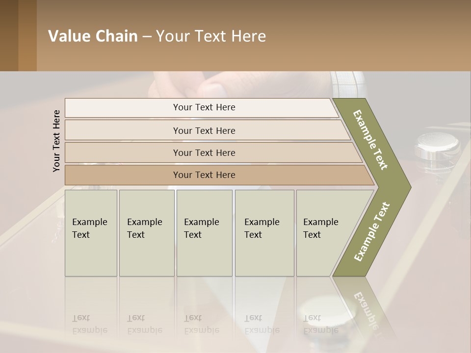 A Person Holding A Piece Of Paper On Top Of A Table PowerPoint Template