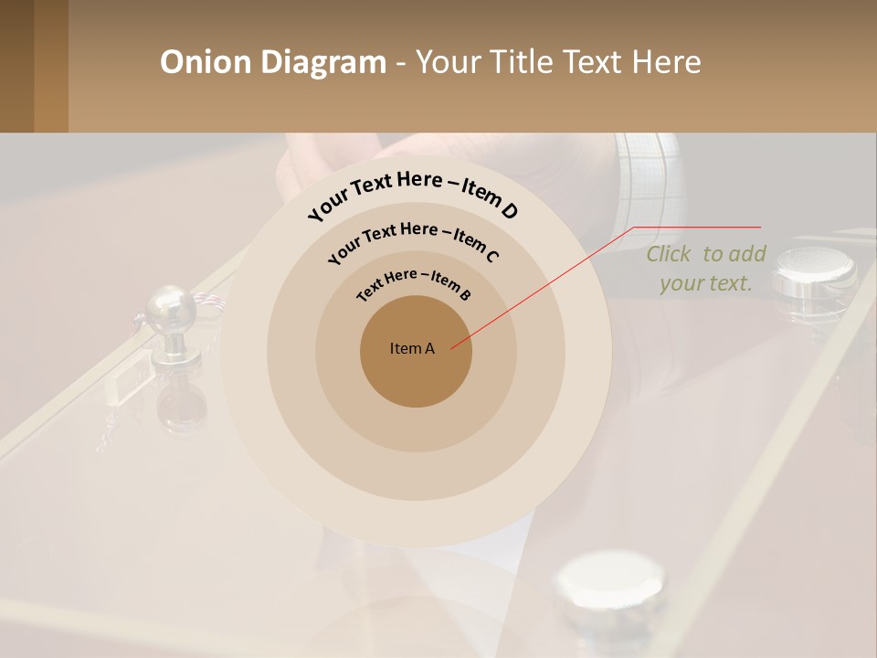 A Person Holding A Piece Of Paper On Top Of A Table PowerPoint Template