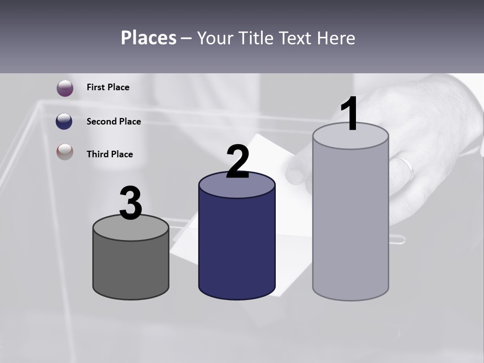 A Person Putting A Piece Of Paper In A Box PowerPoint Template