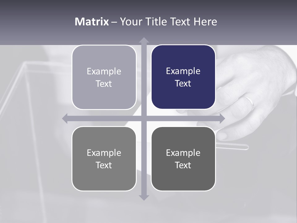 A Person Putting A Piece Of Paper In A Box PowerPoint Template