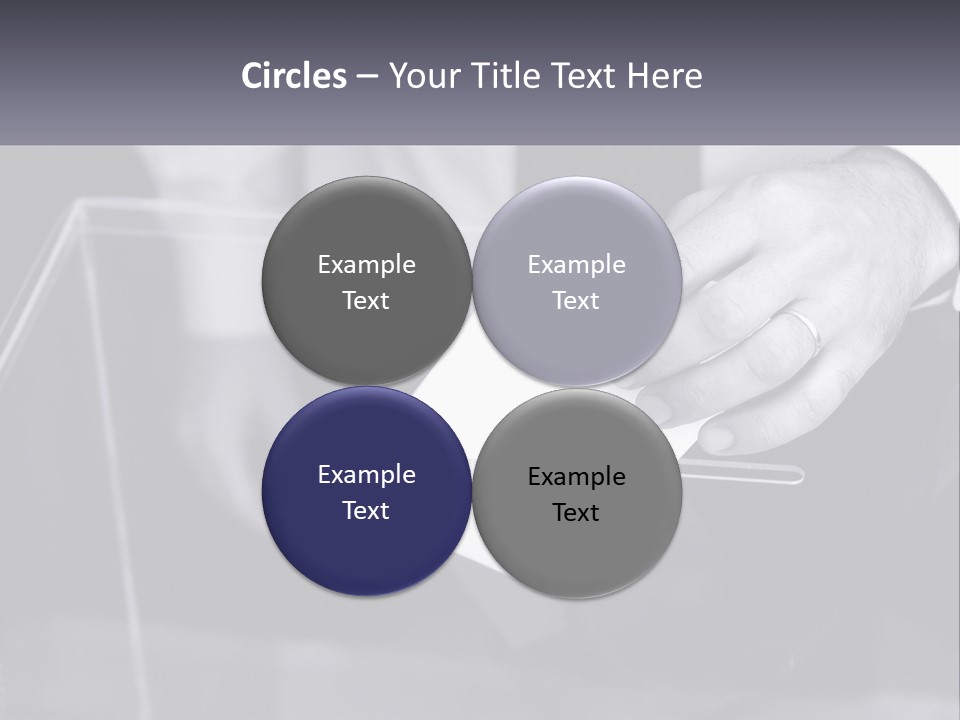 A Person Putting A Piece Of Paper In A Box PowerPoint Template