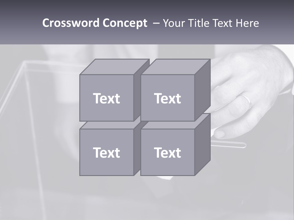 A Person Putting A Piece Of Paper In A Box PowerPoint Template