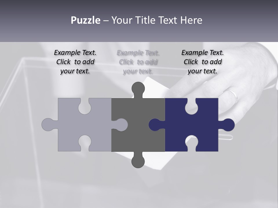 A Person Putting A Piece Of Paper In A Box PowerPoint Template