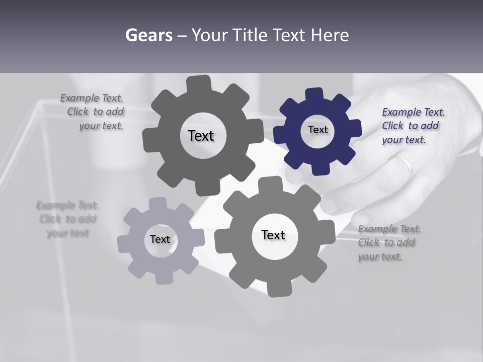 A Person Putting A Piece Of Paper In A Box PowerPoint Template