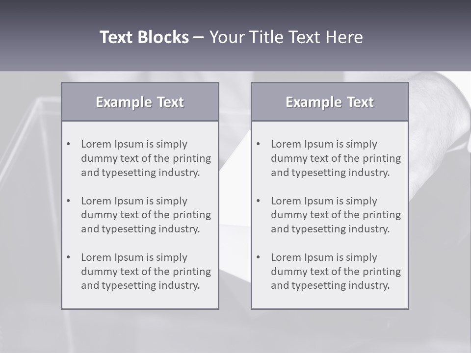 A Person Putting A Piece Of Paper In A Box PowerPoint Template