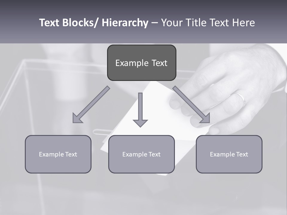A Person Putting A Piece Of Paper In A Box PowerPoint Template