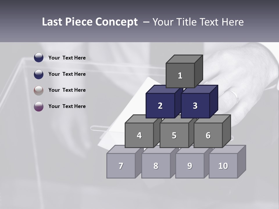 A Person Putting A Piece Of Paper In A Box PowerPoint Template