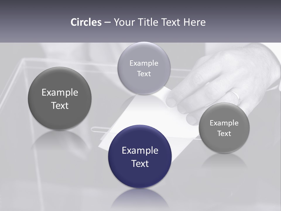 A Person Putting A Piece Of Paper In A Box PowerPoint Template