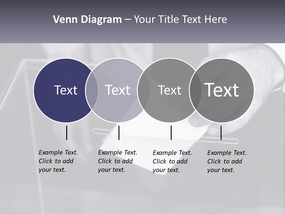 A Person Putting A Piece Of Paper In A Box PowerPoint Template