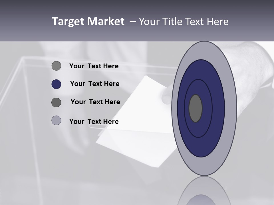 A Person Putting A Piece Of Paper In A Box PowerPoint Template