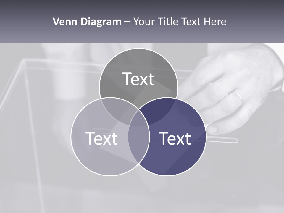 A Person Putting A Piece Of Paper In A Box PowerPoint Template