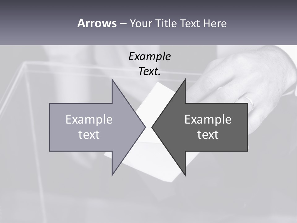 A Person Putting A Piece Of Paper In A Box PowerPoint Template