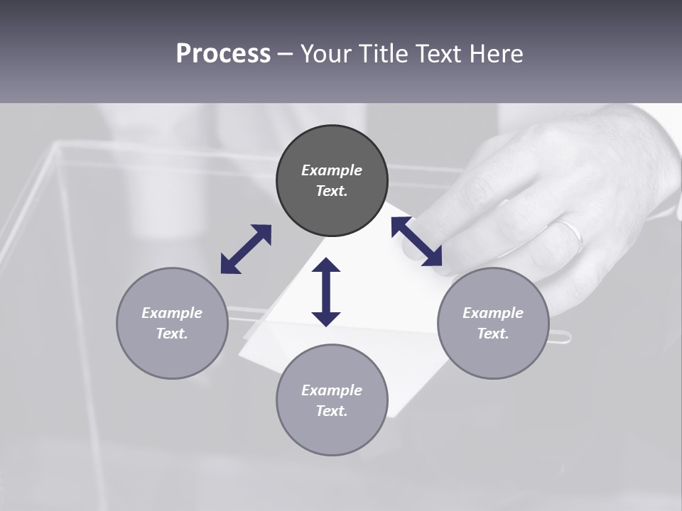 A Person Putting A Piece Of Paper In A Box PowerPoint Template