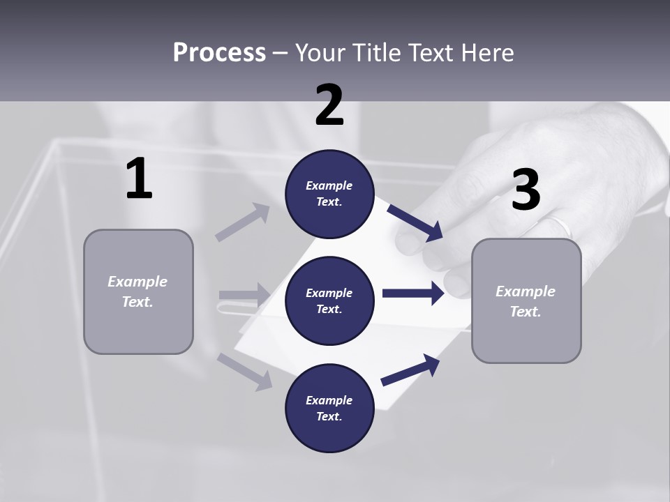A Person Putting A Piece Of Paper In A Box PowerPoint Template