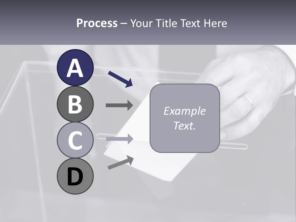 A Person Putting A Piece Of Paper In A Box PowerPoint Template