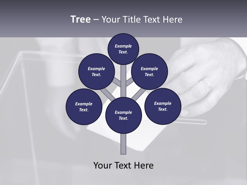 A Person Putting A Piece Of Paper In A Box PowerPoint Template