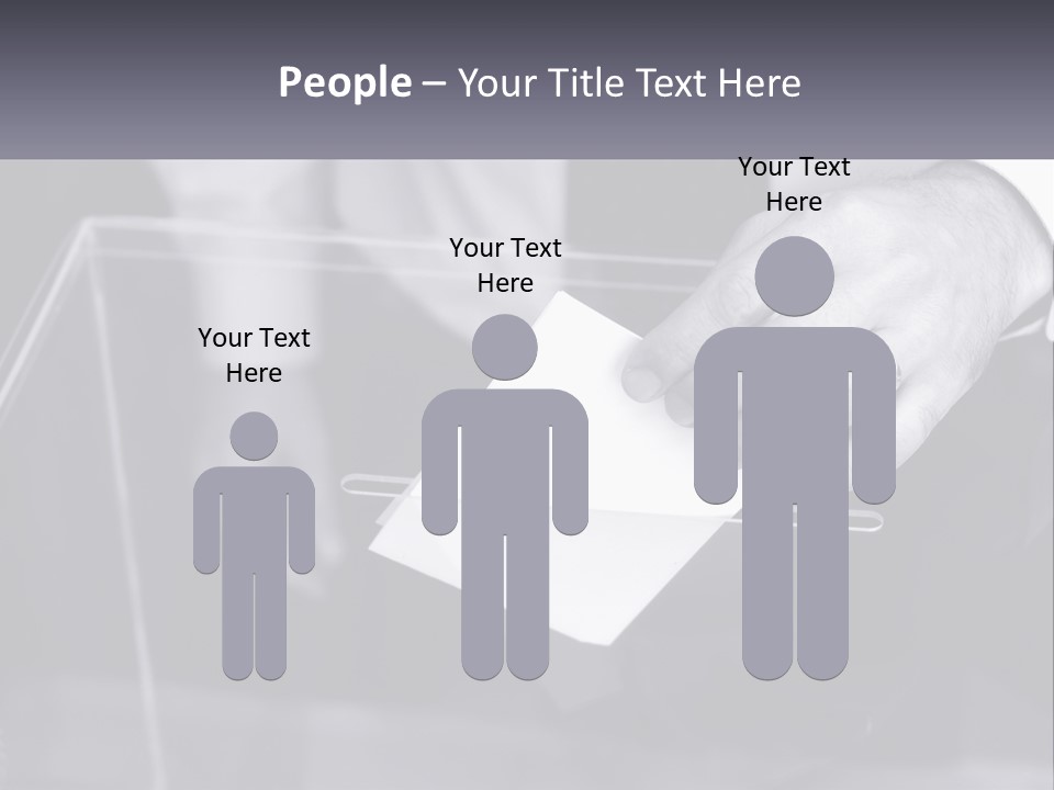 A Person Putting A Piece Of Paper In A Box PowerPoint Template