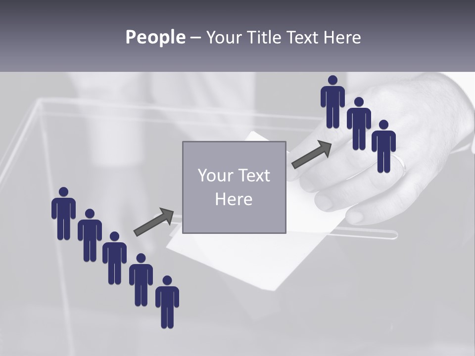 A Person Putting A Piece Of Paper In A Box PowerPoint Template