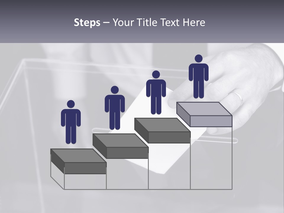 A Person Putting A Piece Of Paper In A Box PowerPoint Template