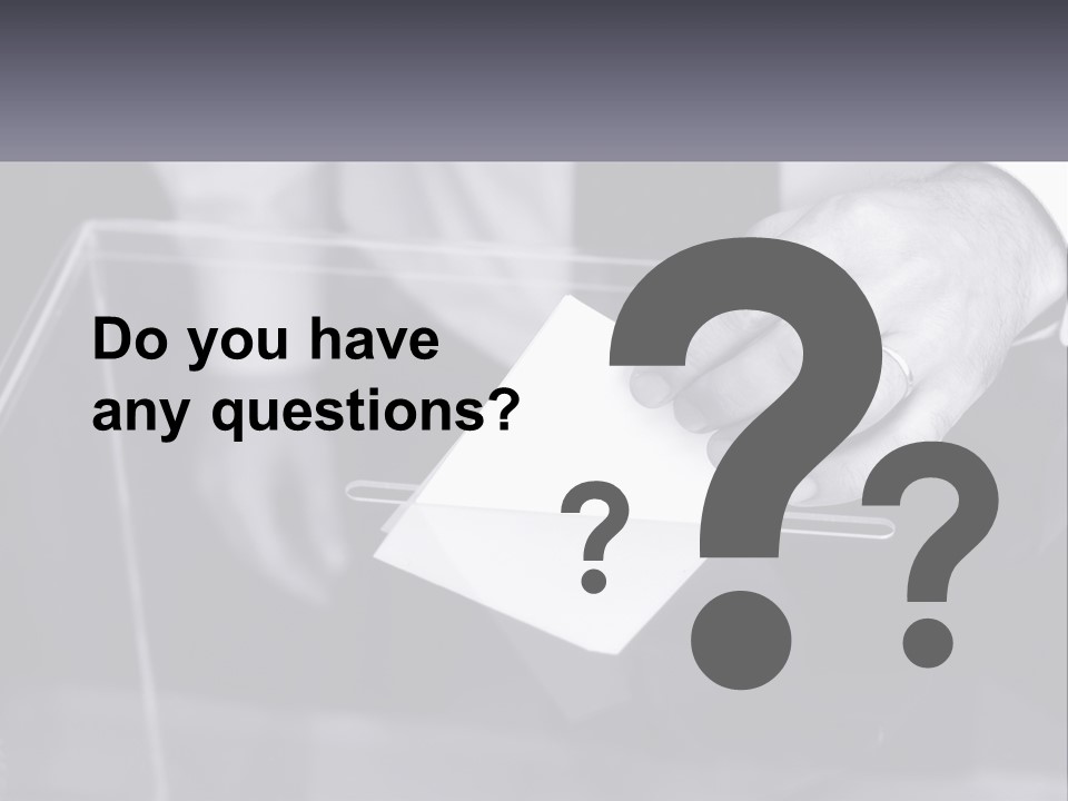 A Person Putting A Piece Of Paper In A Box PowerPoint Template