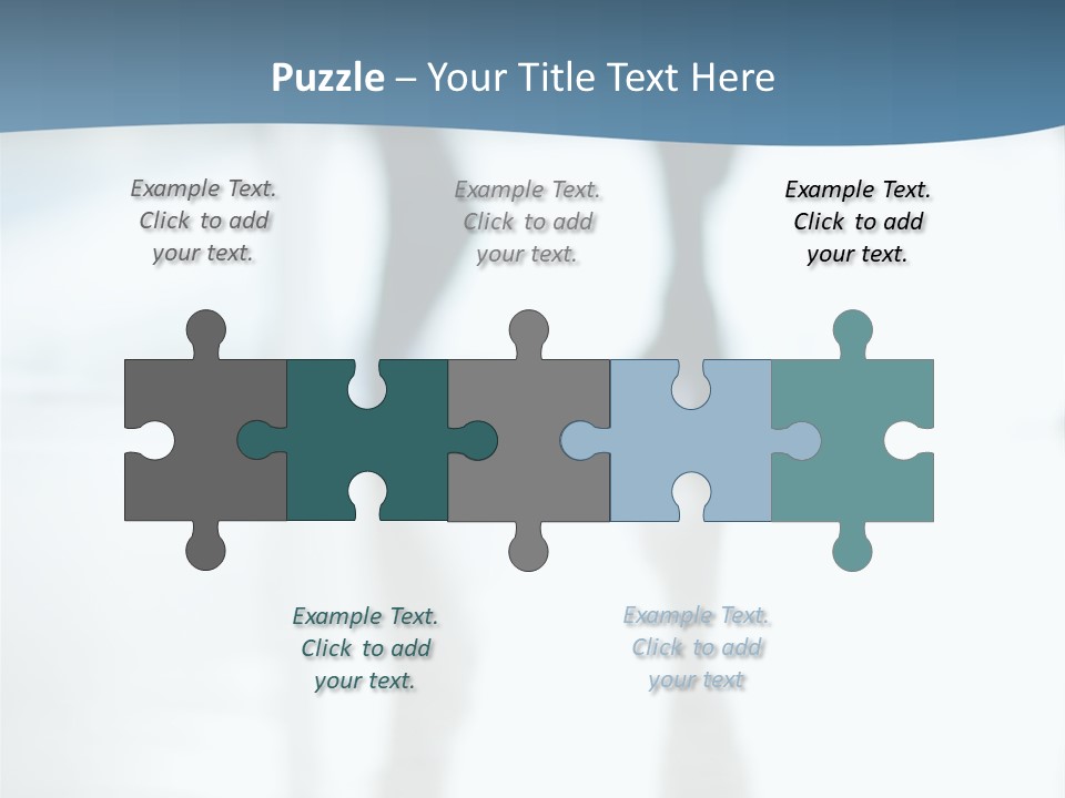A Group Of People Walking Through A Lobby PowerPoint Template